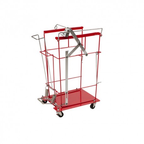 SharpSafety Foot Pedal Cart for Slide Lid Container, 12 & 18 Gallon- Diabetesteststripswholesale