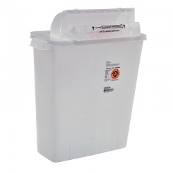 SharpSafety Saftey In Room Sharps Container 3 Gallon - Clear