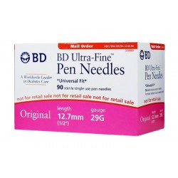 BD Ultra-Fine Pen Needles 29g 1/2in 90/bx