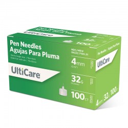 UltiCare Micro Pen Needles 4mm, 32G, 100ct