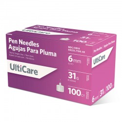 UltiCare Mini Pen Needles 31G 6mm 100 Count