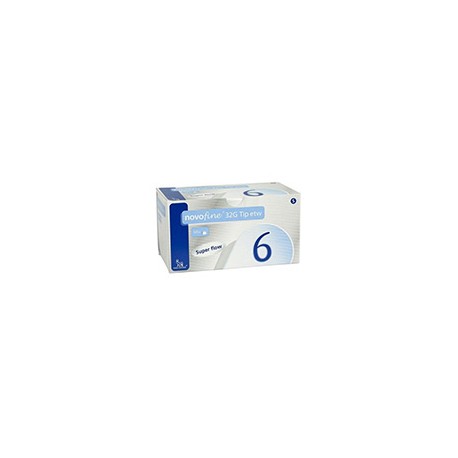NovoFine Pen Needles 32G 6mm 100 per Box- Diabetesteststripswholesale