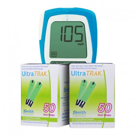 Vertex UltraTRAK PRO Meter Kit w/100 Test Strips- Diabetesteststripswholesale