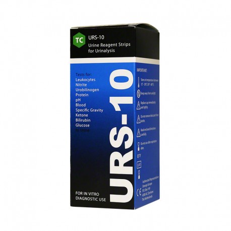 Teco URS-10 Urinalysis Test Strips Box of 100- Diabetesteststripswholesale