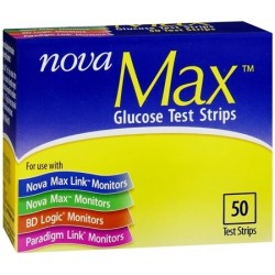Nova Max Test Strips 50 Count