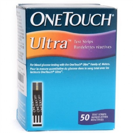 OneTouch Ultra Test Strips 50 Count- Diabetesteststripswholesale