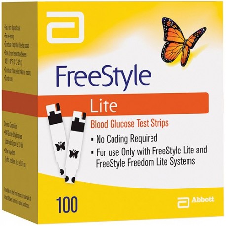 Abbott FreeStyle Lite Test Strips 100 Count- Diabetesteststripswholesale