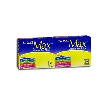 Nova Max Test Strips 100 Count- Diabetesteststripswholesale