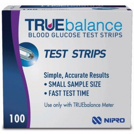 TRUEbalance Blood Glucose Test Strips 100 Count- Diabetesteststripswholesale