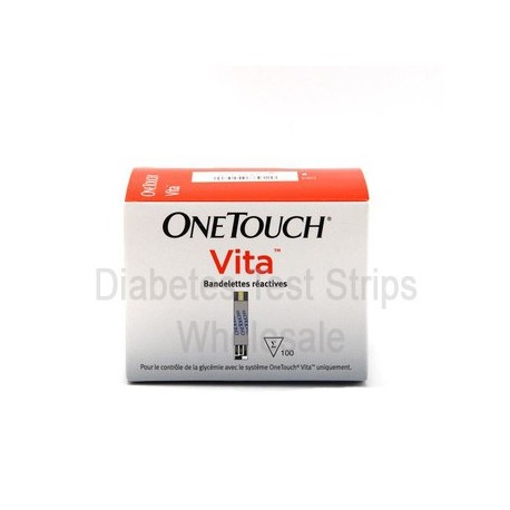 OneTouch Vita Test Strips 100 Count- Diabetesteststripswholesale