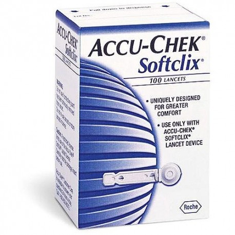 ACCU-CHEK Softclix Lancets 100 Count- Diabetesteststripswholesale