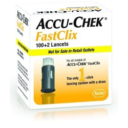 ACCU-CHEK FastClix Lancets 102 Count