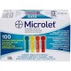 Bayer Color Microlet Lancets 100 Count