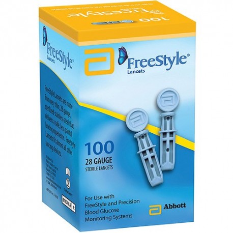 Abbott FreeStyle Lancets 100 Count- Diabetesteststripswholesale