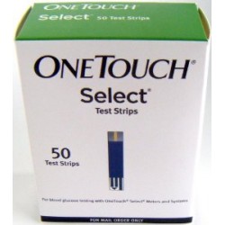OneTouch Select test strips 50 Count
