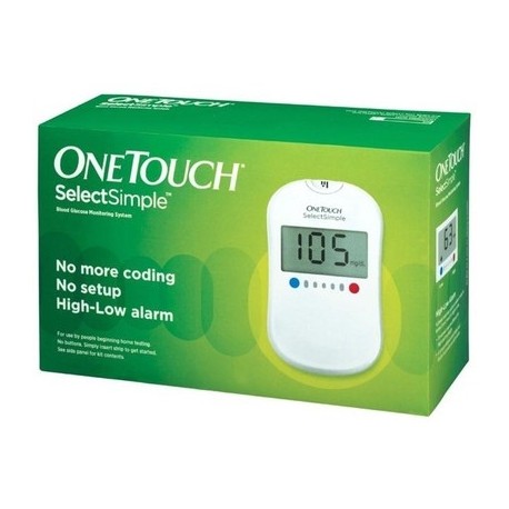 OneTouch SelectSimple Blood Glucose Monitoring System- Diabetesteststripswholesale