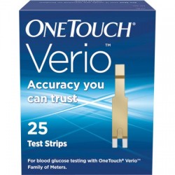 OneTouch Verio Test Strips 25 Count 