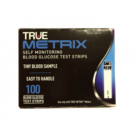 TrueMetrix Test Strips 100 Count- Diabetesteststripswholesale