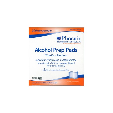 Phoenix Alcohol Pads 200- Diabetesteststripswholesale