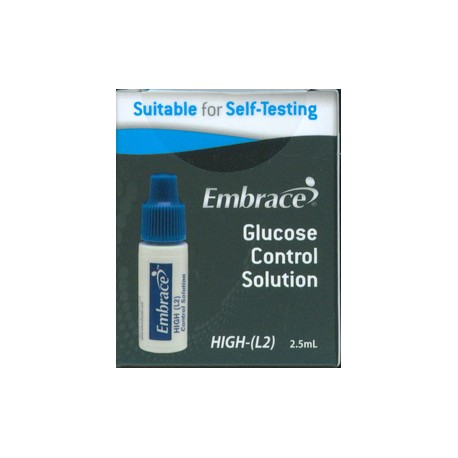 Embrace Control Solution High L2- Diabetesteststripswholesale