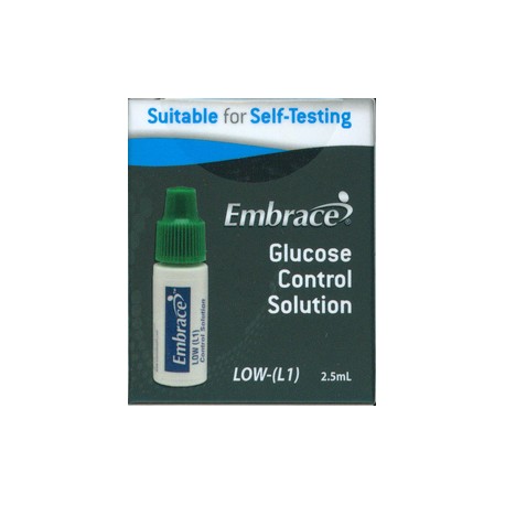 Embrace Control Solution Low L1- Diabetesteststripswholesale