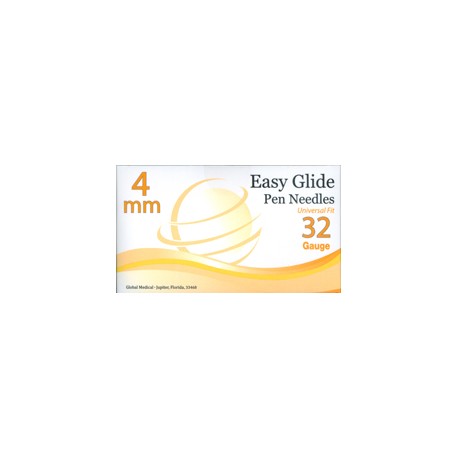 Easy Glide Pen Needles 32 Gauge - 4mm- Diabetesteststripswholesale