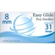 Easy Glide Pen Needles 31 Gauge - 8mm