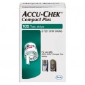 Accu-chek Compact Plus Blood Glucose Test Strips 102 ct