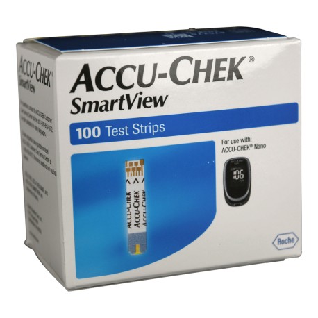 ACCU-CHEK SmartView Test Strips 100 Count- Diabetesteststripswholesale