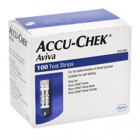 ACCU-CHEK Aviva Test Strips 100 Count- Diabetesteststripswholesale