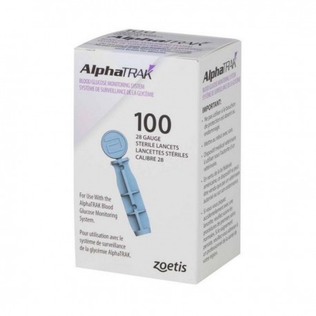 Alphatrak 2 Lancet 100- Diabetesteststripswholesale