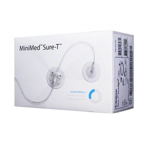 Medtronic Minimed Sure-T Infusion Set 29G 6mm 23in 10/bx MMT864- Diabetesteststripswholesale