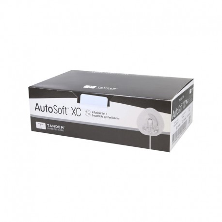 Tandem Autosoft XC Infusion Set 6mm 43 inch Gray 10 Count- Diabetesteststripswholesale