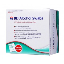 BD Alcohol Swabs - 12 Boxes of 100