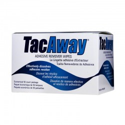 Torbot TacAway Adhesive Remover Wipes 50/bx MS408W - 10 boxes