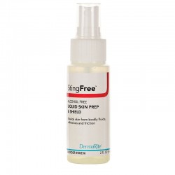 DermaRite Sting Free Skin Prep Protectant 2 ounce Bottle