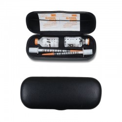 DI Insulin & Syringe Carrying Case - Black