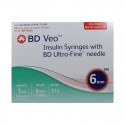 BD Veo Syringes 31g 1cc 6mm 90 Count