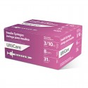 UltiCare Ulti-Thin II U-100 Insulin Syringes 31G 3/10cc 5/16" 100/bx