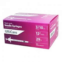 UltiCare U-100 Syringes 29G 0.3cc 12mm 29g