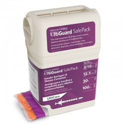 \UltiCare Ultiguard U100 30G 0.3cc 0.5 inch Syringes 100/bx