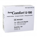 SureComfort U-100 Syringes 1cc, 29G, 5/16"- Blister Pack - Case of 5