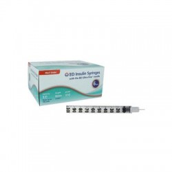 BD Veo Insulin Syringe U-100, 31g, 1cc, 6mm - Case of 5