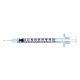 BD Lo-Dose 28G Insulin Syringe Micro-Fine IV Needle 1/2 inch 1/2ml 100ct