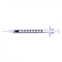 BD Lo-Dose 28G Insulin Syringe Micro-Fine IV Needle 1/2 inch 1/2ml 100ct