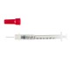 Monoject 29G 0.5 inch 1mL Insulin Safety Syringe Box of 100