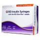 BD Ultra-Fine Insulin Syringes 30g 3/10cc 1/2in 90/bx Case of 5