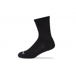 Ecosox Diabetic Bamboo Crew Socks Black MD pair 3-pack