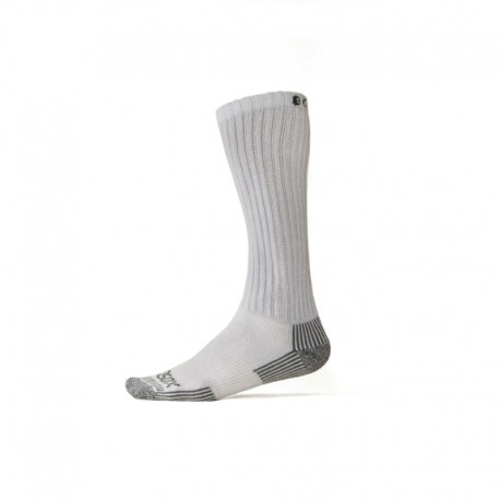 Ecosox Diabetic Bamboo Over The Calf Socks White/Gray LG 6-pack- Diabetesteststripswholesale