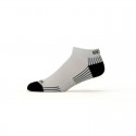 Ecosox Diabetic Bamboo Lo-Cut Socks White/Black LG 6-pack